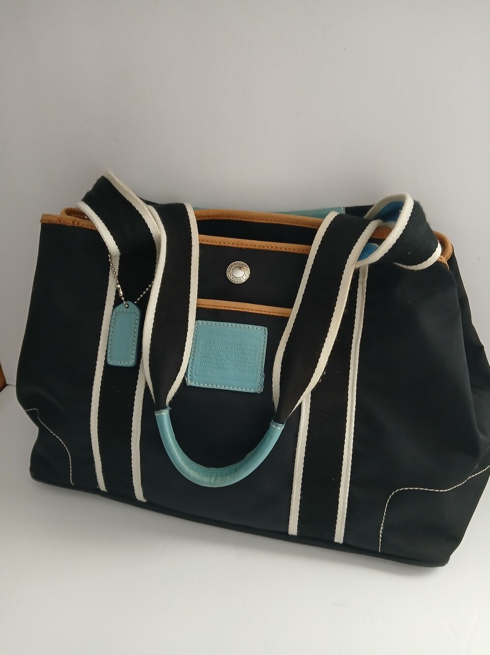Vintage Coach Hamptons Weekend Tote Bag- Y2K
